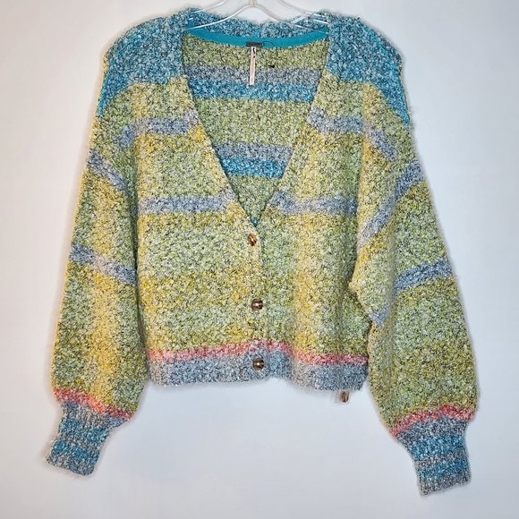 COPY - NWOT Free People Soulmate Cardi Cropped Cardigan Small - Picture 4 of 11